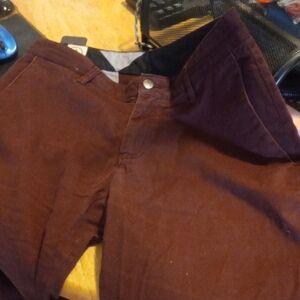 Volcom Dark Maroon Trousers